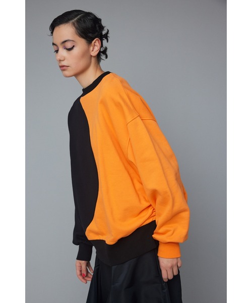 HeRIN.CYE(ヘリンドットサイ)の「Circle boyfriend tops サークルボーイフレンドトップス(Tシャツ/カットソー・レディース・ライトブルー/オレンジ/レッド・FREE)」の8枚目の写真