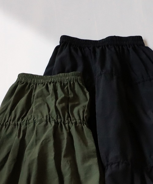 antiqua（アンティカ）の「ドロスト付きAラインスカート（スカート・キッズ・カーキ/ブラック・160/150/140）」の22枚目の写真