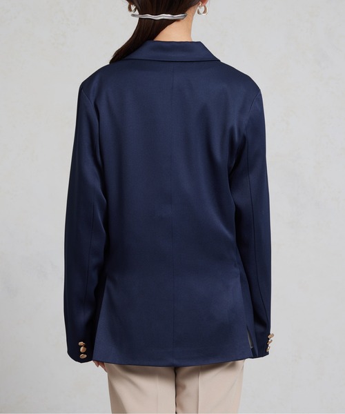 Chez toi（シェトワ）の「GLDボタンテーラードジャケット（テーラードジャケット・レディース・ネイビー/ベージュ/グレー・FREE）」の15枚目の写真