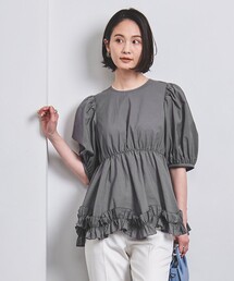 ユナイテッドアローズ　パフスリーブ　半袖 ユナイテッドアローズ 半袖 パフスリーブ ブラウス - メルカリ