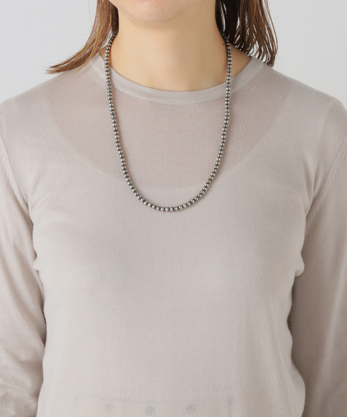 FRAMeWORK（フレームワーク）の「INDIAN JEWELRY 5mmボールビーズネックレス24INCH（ネックレス・レディース・シルバー・FREE）」の8枚目の写真