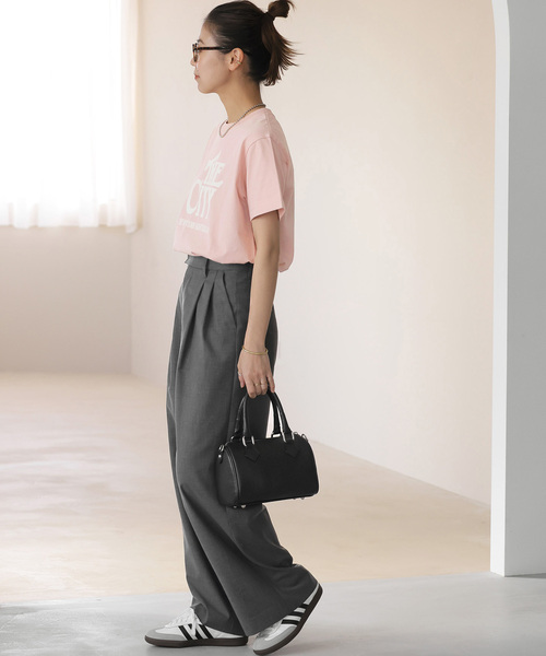 JOURNAL STANDARD relume(ジャーナルスタンダード レリューム)の「《WEB限定追加3》CITYロゴTEE(Tシャツ/カットソー・レディース・ホワイト/ピンク/ブラック系その他・FREE)」の8枚目の写真