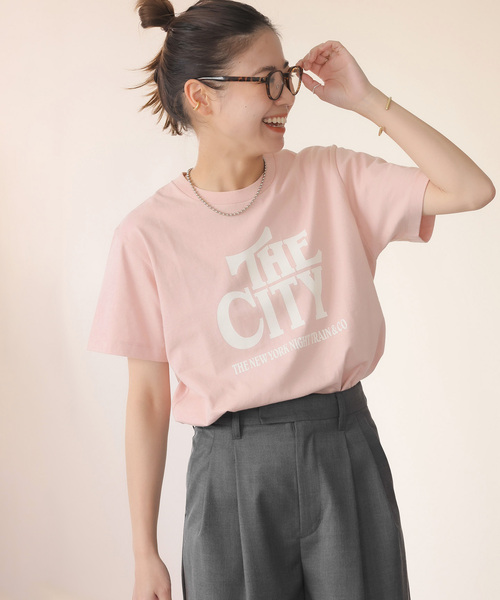 JOURNAL STANDARD relume(ジャーナルスタンダード レリューム)の「《WEB限定追加3》CITYロゴTEE(Tシャツ/カットソー・レディース・ホワイト/ピンク/ブラック系その他・FREE)」の11枚目の写真