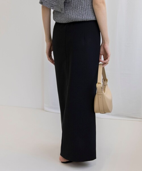 NOLLEY’S Sophi（ノーリーズソフィ）の「《セットアップ対応》ウォッシャブル麻調合繊ロングスカート（スカート・レディース・ベージュ/ブラック・38/36）」の21枚目の写真