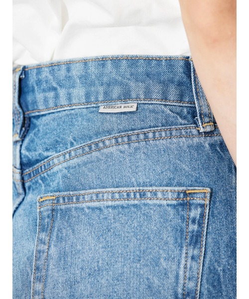 AMERICAN HOLIC（アメリカンホリック）の「切替フレアデニム（デニムパンツ・レディース・インディゴブルー・XS/S/M/L）」の19枚目の写真
