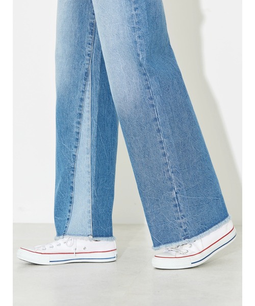 AMERICAN HOLIC（アメリカンホリック）の「切替フレアデニム（デニムパンツ・レディース・インディゴブルー・XS/S/M/L）」の20枚目の写真