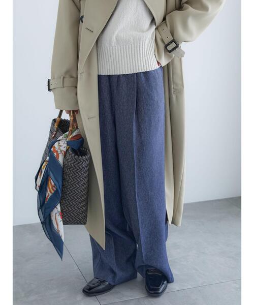 Te chichi（テチチ）の「イージーセミワイドスラックス（その他パンツ・レディース・グレー/ベージュ/ネイビー・F）」の4枚目の写真