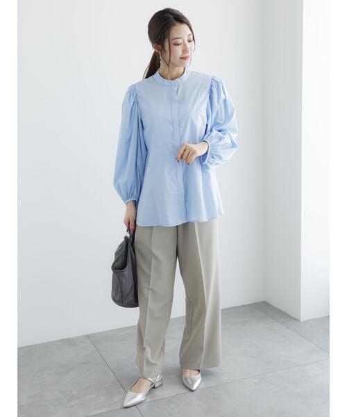 Te chichi（テチチ）の「イージーセミワイドスラックス（その他パンツ・レディース・グレー/ベージュ/ネイビー・F）」の6枚目の写真