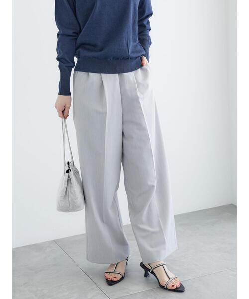 Te chichi（テチチ）の「イージーセミワイドスラックス（その他パンツ・レディース・グレー/ベージュ/ネイビー・F）」の5枚目の写真