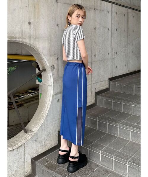 MURUA（ムルーア）の「サイドラインナロースカート（スカート）」 - WEAR