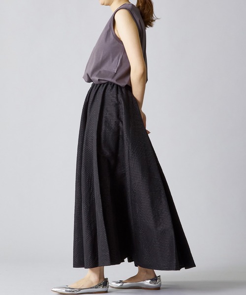 near.nippon.(ニアーニッポン)の「<near.nippon (ニアー ニッポン)>ジャカードフレアースカート(スカート・レディース・ブラック・36)」の8枚目の写真