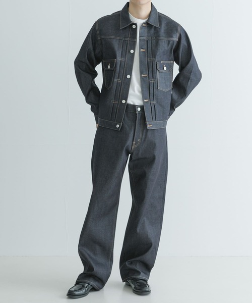 URBAN RESEARCH(アーバンリサーチ)の「SHIOTA スーピマDENIM JACKET #BEN(デニムジャケット・メンズ・インディゴブルー・LARGE/MEDIUM/SMALL)」の4枚目の写真