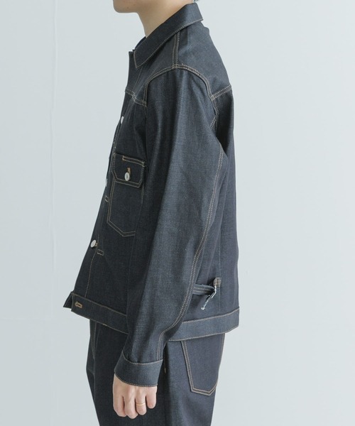 URBAN RESEARCH(アーバンリサーチ)の「SHIOTA スーピマDENIM JACKET #BEN(デニムジャケット・メンズ・インディゴブルー・LARGE/MEDIUM/SMALL)」の7枚目の写真