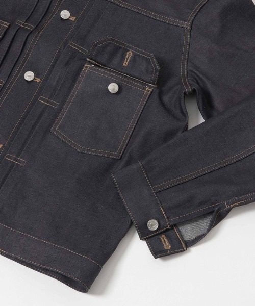 URBAN RESEARCH(アーバンリサーチ)の「SHIOTA スーピマDENIM JACKET #BEN(デニムジャケット・メンズ・インディゴブルー・LARGE/MEDIUM/SMALL)」の10枚目の写真