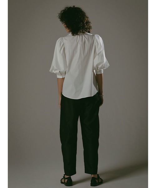 enchainement（アンシェヌマン）の「ボリュームスリーブブラウス（シャツ/ブラウス・レディース・ブラック/オフホワイト・フリー）」の21枚目の写真