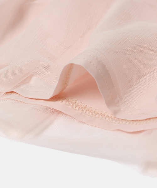 ROPE' PICNIC（ロペピクニック）の「【KIDS】ダブルフリルチュールスカート（スカート・キッズ・ピンク系その他2/ブラック・L/M/S）」の7枚目の写真