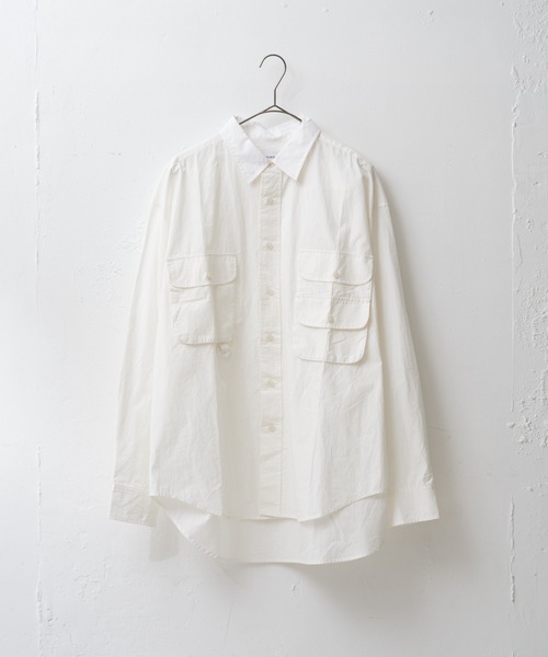 WHIMSIC(ウィムジック)の「【UNISEX】フィッシングシャツ(シャツ/ブラウス・メンズ・ブルー/ブラック/ホワイト・FREE)」の17枚目の写真