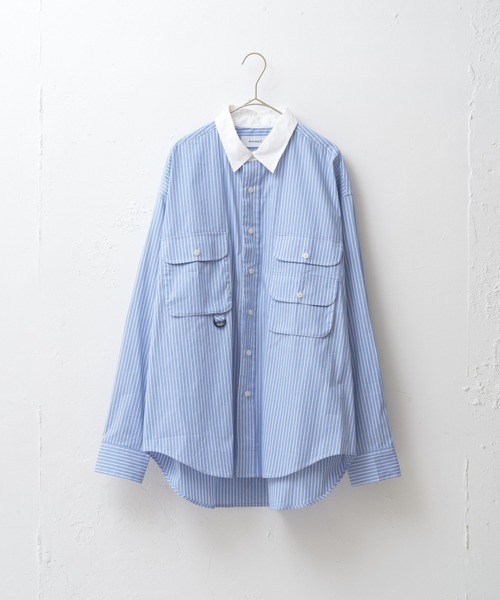 WHIMSIC(ウィムジック)の「【UNISEX】フィッシングシャツ(シャツ/ブラウス・メンズ・ブルー/ブラック/ホワイト・FREE)」の9枚目の写真