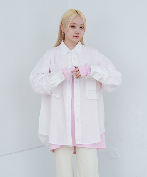WHIMSIC(ウィムジック)の「【UNISEX】フィッシングシャツ(シャツ/ブラウス・メンズ・ブルー/ブラック/ホワイト・FREE)」の4枚目の写真