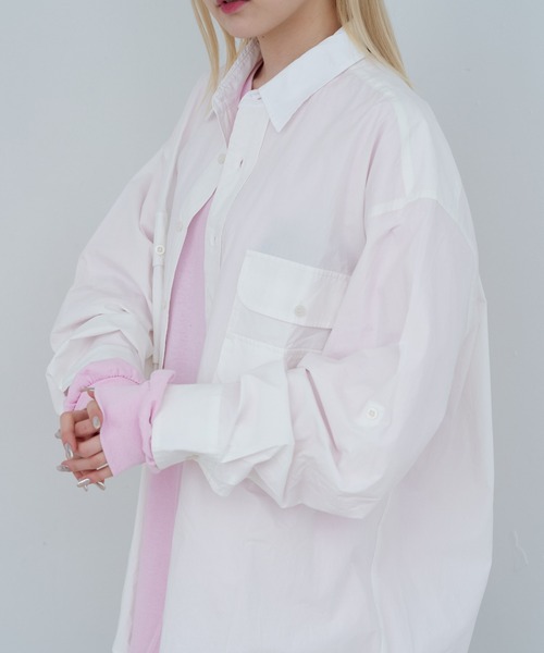WHIMSIC(ウィムジック)の「【UNISEX】フィッシングシャツ(シャツ/ブラウス・メンズ・ブルー/ブラック/ホワイト・FREE)」の6枚目の写真
