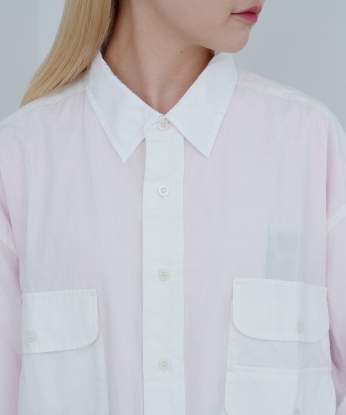 WHIMSIC(ウィムジック)の「【UNISEX】フィッシングシャツ(シャツ/ブラウス・メンズ・ブルー/ブラック/ホワイト・FREE)」の7枚目の写真
