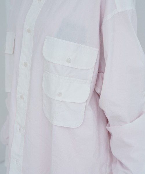 WHIMSIC(ウィムジック)の「【UNISEX】フィッシングシャツ(シャツ/ブラウス・メンズ・ブルー/ブラック/ホワイト・FREE)」の8枚目の写真