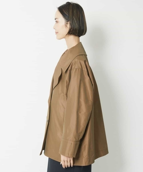 MICHEL KLEIN(ミッシェル・クラン)の「オーバーサイズミドル丈トレンチコート(トレンチコート・レディース・サンドベージュ・38/40)」の10枚目の写真