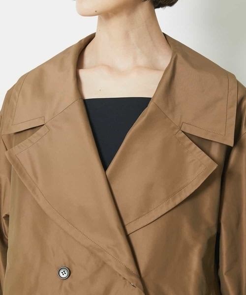 MICHEL KLEIN(ミッシェル・クラン)の「オーバーサイズミドル丈トレンチコート(トレンチコート・レディース・サンドベージュ・38/40)」の12枚目の写真