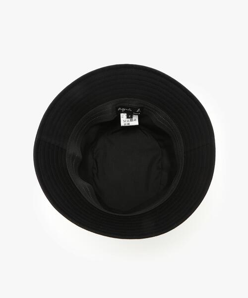 agnes b.（アニエスベー）の「WEB限定 AM59 BOB バケットハット（ハット・レディース・ブラック・1）」の4枚目の写真
