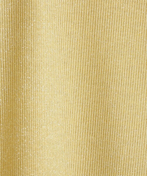 CITEN（シテン）の「＜CITEN＞シャイニー Tシャツ（Tシャツ/カットソー・レディース・ブラック/ホワイト/オリーブ/イエロー・FREE）」の15枚目の写真