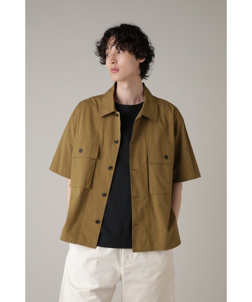 MHL.(エムエイチエル)の「WASHED COTTON SHIRTING(シャツ/ブラウス・メンズ・グレー/オリーブ/ホワイト・SMALL/MEDIUM/LARGE)」の3枚目の写真