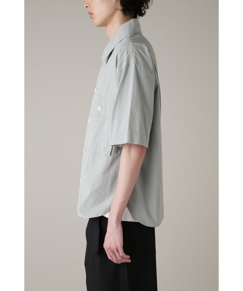 MHL.(エムエイチエル)の「WASHED COTTON SHIRTING(シャツ/ブラウス・メンズ・グレー/オリーブ/ホワイト・SMALL/MEDIUM/LARGE)」の8枚目の写真