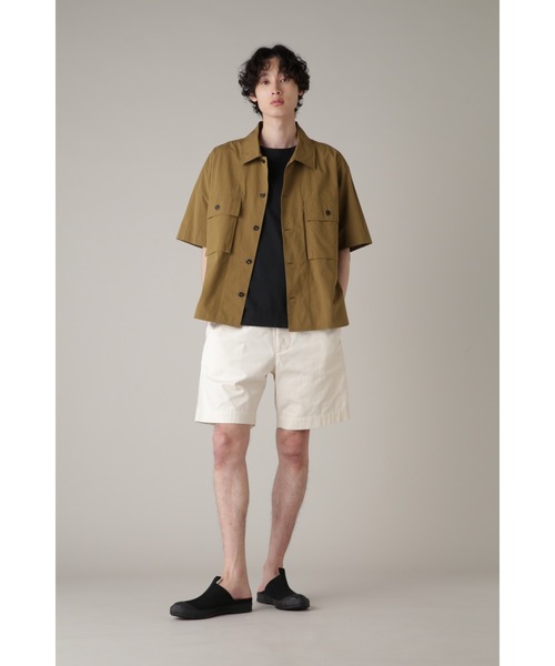 MHL.(エムエイチエル)の「WASHED COTTON SHIRTING(シャツ/ブラウス・メンズ・グレー/オリーブ/ホワイト・SMALL/MEDIUM/LARGE)」の11枚目の写真