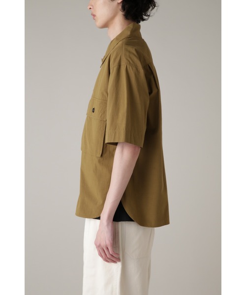 MHL.(エムエイチエル)の「WASHED COTTON SHIRTING(シャツ/ブラウス・メンズ・グレー/オリーブ/ホワイト・SMALL/MEDIUM/LARGE)」の12枚目の写真