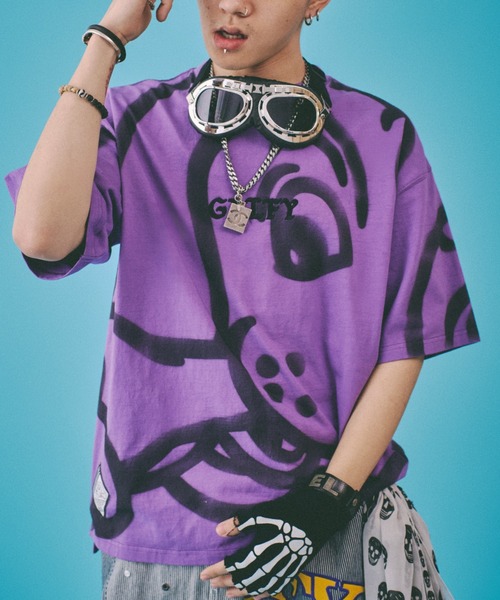 tシャツ GALFY-デッカわんちゃん Tee メンズ レディース GALFY tシャツ 「GALFY&frasl;ガルフィー」デッカわんちゃん Tee メンズ