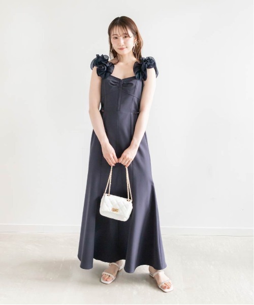 RANDA（ランダ）の「ビジューストラップフラットサンダル（サンダル・レディース・シルバー/ブラック/アイボリー・S/M/L/LL）」の8枚目の写真