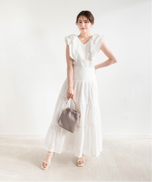 RANDA（ランダ）の「ビジューストラップフラットサンダル（サンダル・レディース・シルバー/ブラック/アイボリー・S/M/L/LL）」の20枚目の写真