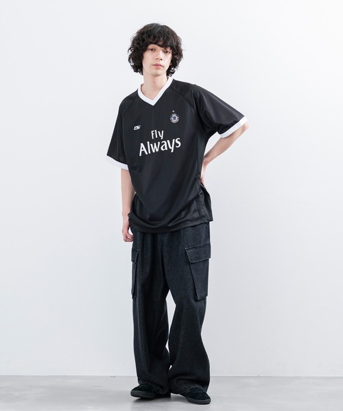 re_k by JUNRED（レクバイジュンレッド）の「re_k by JUNRED / オーバーワイドカーゴデニムパンツ（デニムパンツ・メンズ・ブラック/ブルー・L/M/S）」の13枚目の写真