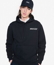 AIGLE パーカー グレー AIGLE 「AIGLE」 ジップアップパーカー LARGE グレー メンズ
