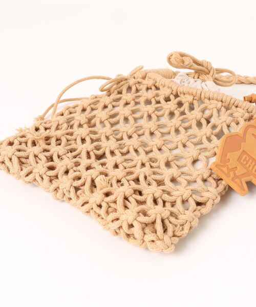 CHUMS（チャムス）の「【CHUMS/チャムス】 Knitting Rope Shoulder Bag（ショルダーバッグ・メンズ・ナチュラル/ベージュ・FREE）」の13枚目の写真