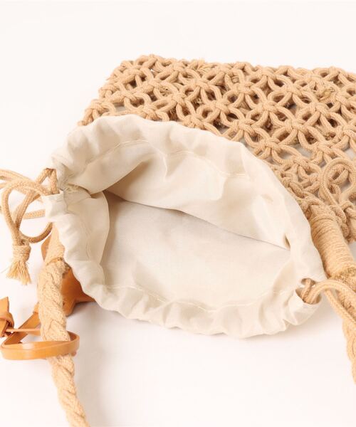 CHUMS（チャムス）の「【CHUMS/チャムス】 Knitting Rope Shoulder Bag（ショルダーバッグ・メンズ・ナチュラル/ベージュ・FREE）」の14枚目の写真