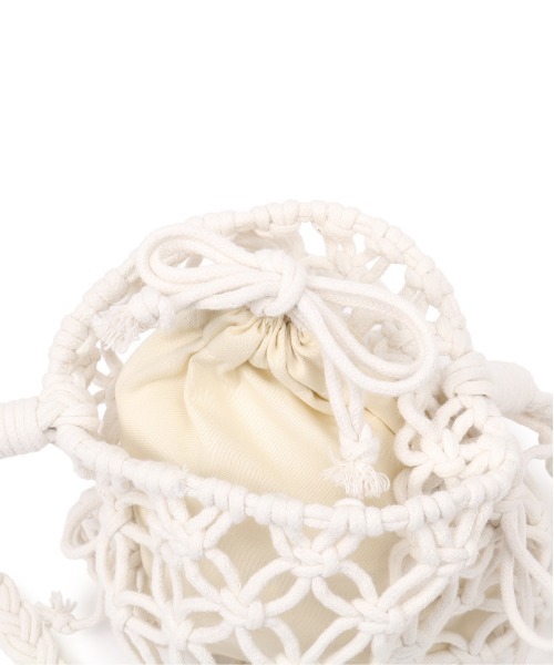 CHUMS（チャムス）の「【CHUMS/チャムス】 Knitting Rope Shoulder Bag（ショルダーバッグ・メンズ・ナチュラル/ベージュ・FREE）」の6枚目の写真