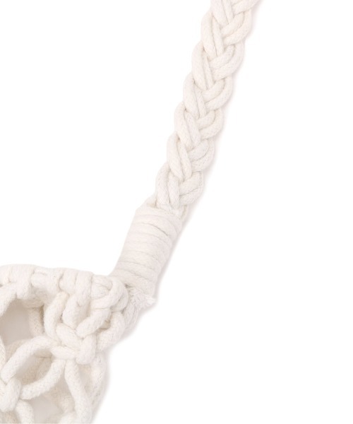 CHUMS（チャムス）の「【CHUMS/チャムス】 Knitting Rope Shoulder Bag（ショルダーバッグ・メンズ・ナチュラル/ベージュ・FREE）」の7枚目の写真
