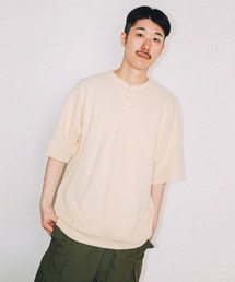 BEAMS T | BEAMS T / HENLEYNECK WAFFLE TEE(Tシャツ/カットソー)