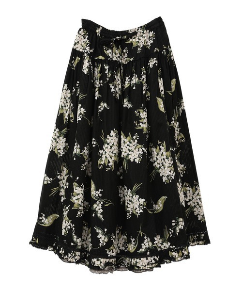 PINK HOUSE（ピンクハウス）の「すずらんプリントスカート（スカート・レディース・ピンク/ベージュ/ブルー/ブラック・フリー）」の16枚目の写真