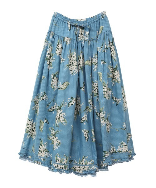 PINK HOUSE（ピンクハウス）の「すずらんプリントスカート（スカート・レディース・ピンク/ベージュ/ブルー/ブラック・フリー）」の18枚目の写真