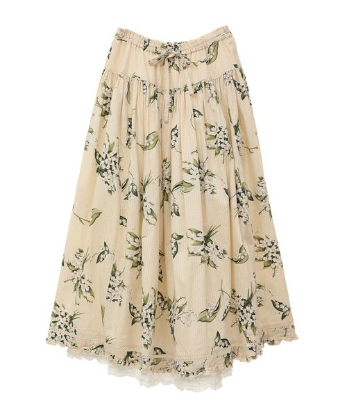 PINK HOUSE（ピンクハウス）の「すずらんプリントスカート（スカート・レディース・ピンク/ベージュ/ブルー/ブラック・フリー）」の20枚目の写真