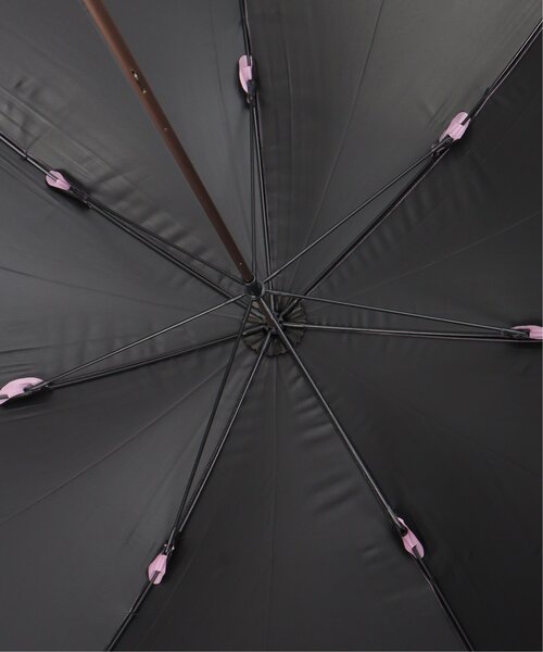 LBC(エルビーシー)の「ラウンドフリル 遮光 日傘(長傘・レディース・グレー/ピンク・FREE)」の12枚目の写真