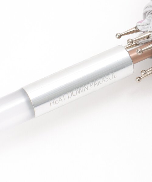 LBC(エルビーシー)の「ラウンドフリル 遮光 日傘(長傘・レディース・グレー/ピンク・FREE)」の14枚目の写真