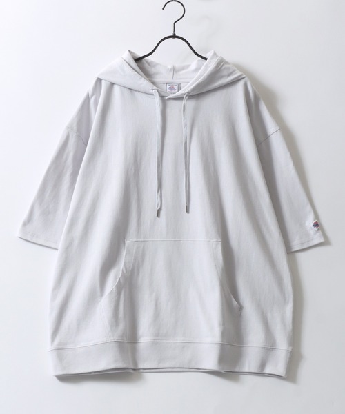 JEMORGAN（ジェーイーモーガン）の「JEMORGAN/ジェーイーモーガン ミニワッペン ビッグシルエット 半袖Tパーカー フーディー レディース メンズ（パーカー・メンズ・オフホワイト/ブラック/カーキ/ピンク/ライトグレー/ベージュ/ネイビー・L/XL/M）」の10枚目の写真